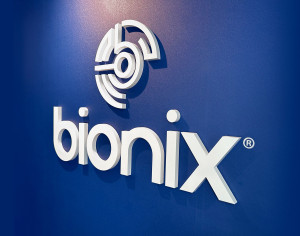 Bionix wall at headquarters.