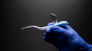 ClearLook being held by a clinician.