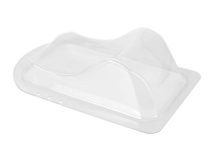 clear plastic head rest C